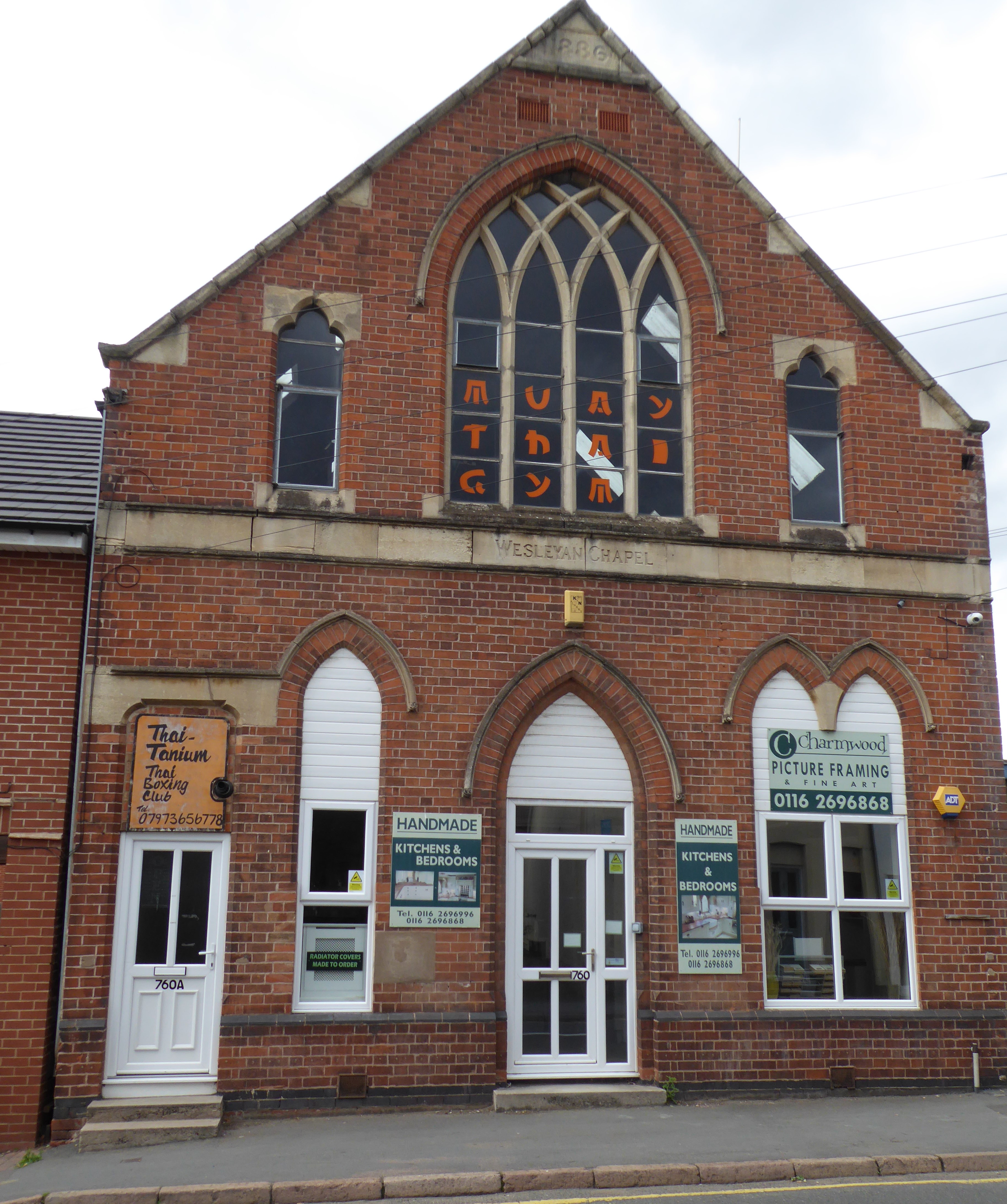Thurmaston, Melton Road, Emmanuel Wesleyan Chapel, Leicestershire Grid
