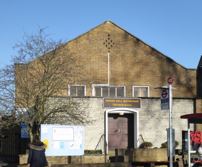 Herne Hill, Half Moon Lane, Wesleyan Methodist Chapel, Surrey Surrey