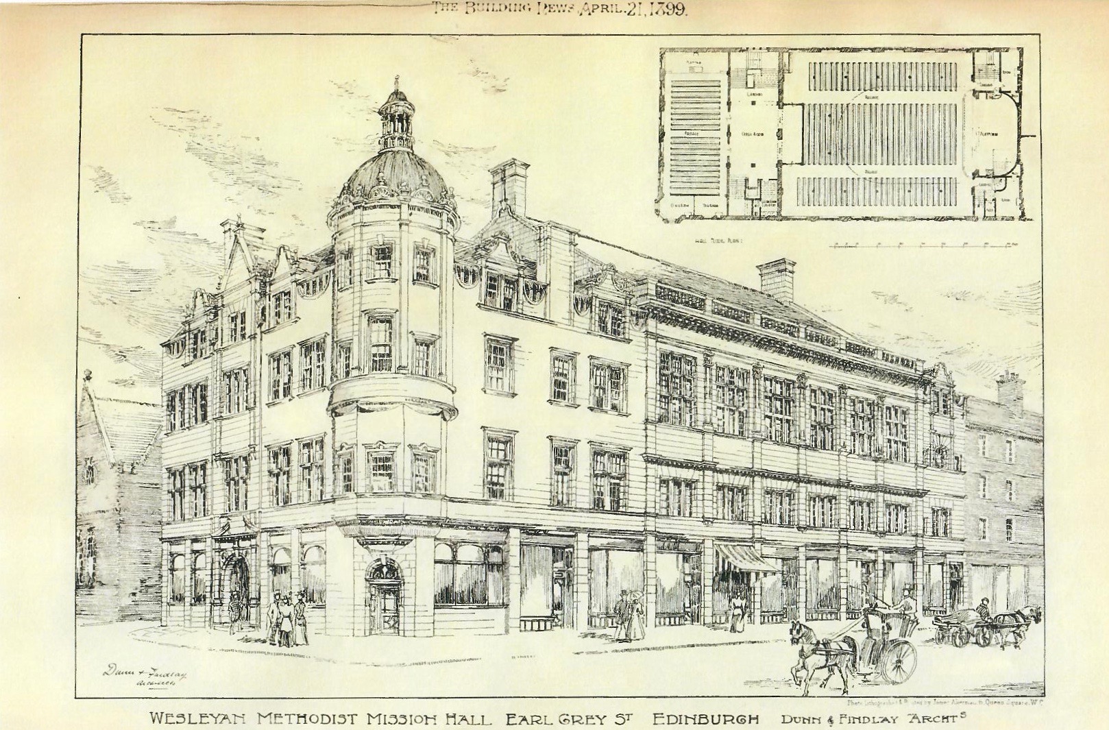 Edinburgh, Wesleyan Mission, Earl Grey Street Scotland My Wesleyan