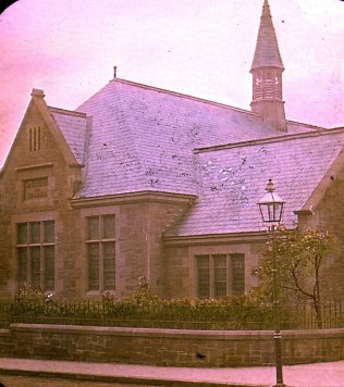 This image of Station Road WM Bill Quay, is taken from a glass lantern slide of 1901 | Image from the collections of the Newcastle upon Tyne District Archives