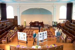 Interior (upstairs) of the remodelled Brunswick Methodist Church