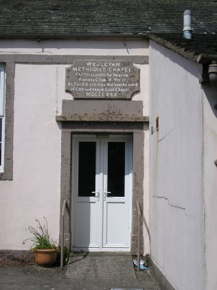 Distington WM Chapel, entrance and date plaque, 24.5.2016 Distington WM Chapel, entrance and date plaque, 24.5.2016 | G W Oxley