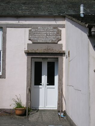 Distington WM Chapel, entrance and date plaque,  24.5.2016 | G W Oxley