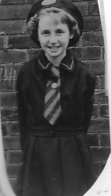 Me in my Girls Brigade uniform, about 1957 Me in my Girls Brigade uniform, about 1957