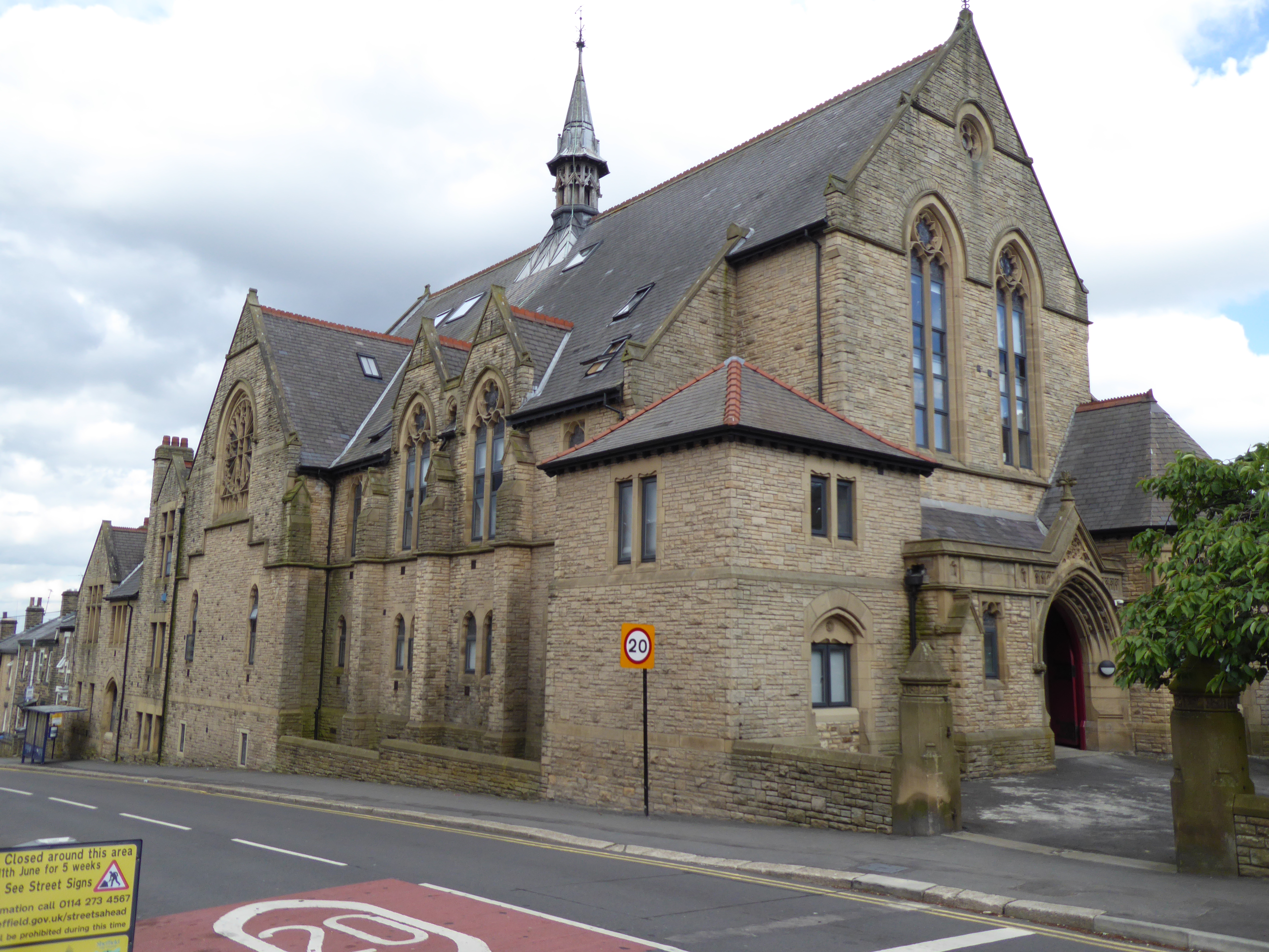 Sheffield, Crookesmoor Road, St John's Wesleyan Methodist Chapel