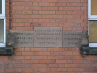 Wigston Magna WM Chapel,  school foundation stones (i),  18.12.2017 | G W Oxley