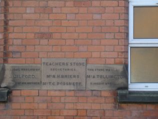 Wigston Magna WM Chapel,  school foundation stones (ii),  18.12.2017 | G W Oxley