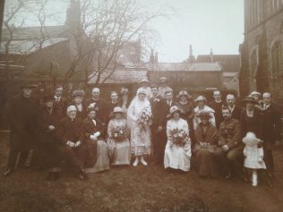 Chapel Allerton wedding, 1920 Chapel Allerton wedding, 1920